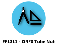 CAD Tech_FF1311 - ORFS Tube Nut