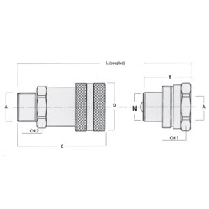 Jacking Couplings (Enerpac ® Couplings)