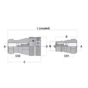 ISO 7241-A Couplers Poppet and Ball Types