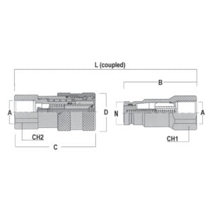 Flat Face Couplers ISO 16028