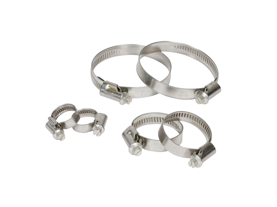 IHC WORM DRIVE CLAMPS ZINC PLATED & STAINLESS STEEL