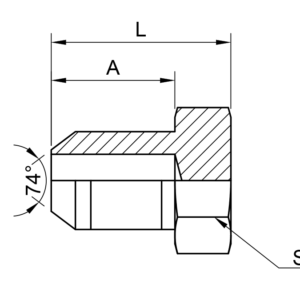JIC MALE PLUG