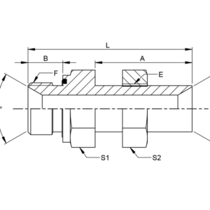 BSPP MALE BULKHEAD