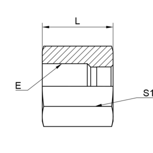 JIC FLARED TUBE NUT