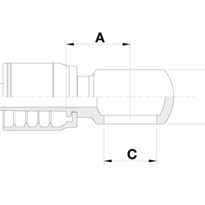 METRIC BANJO STRAIGHT