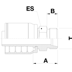 DKL (LIGHT) METRIC MALE STRAIGHT