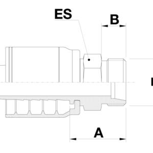 DKL (LIGHT) METRIC MALE STRAIGHT