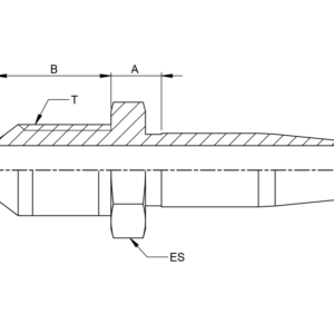 JIC MALE STRAIGHT (FERRULE ORDERED SEPARATELY)