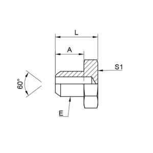 JIS METRIC (KOMATSU®) PLUG