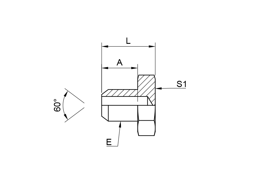 JIS METRIC (KOMATSU®) PLUG