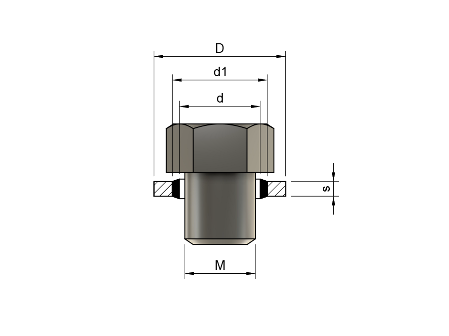 METRIC BONDED SEAL