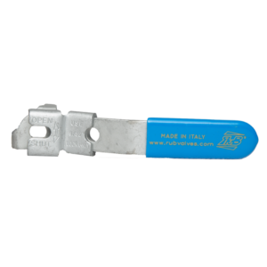 LOCKABLE HANDLE FOR LOW PRESSURE BALL VALVE
