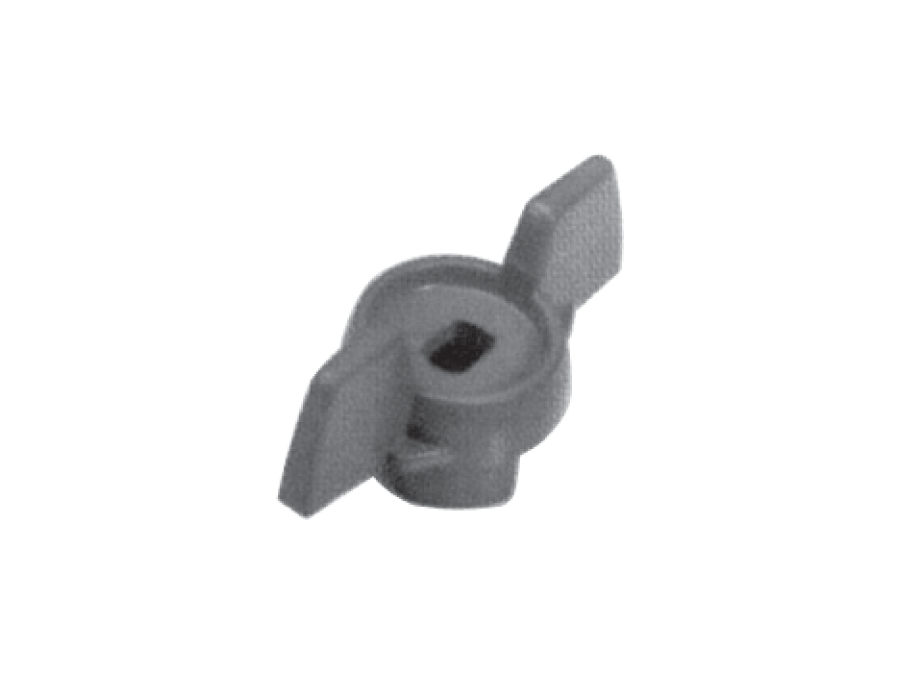 TWIN (BUTTERFLY) HANDLE FOR LOW PRESSURE BALL VALVE