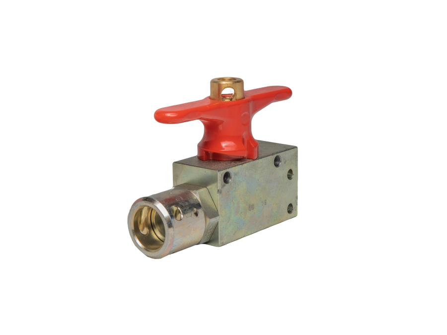 LOCKABLE BALL VALVE FEMALE – FEMALE STD. STAPLE
