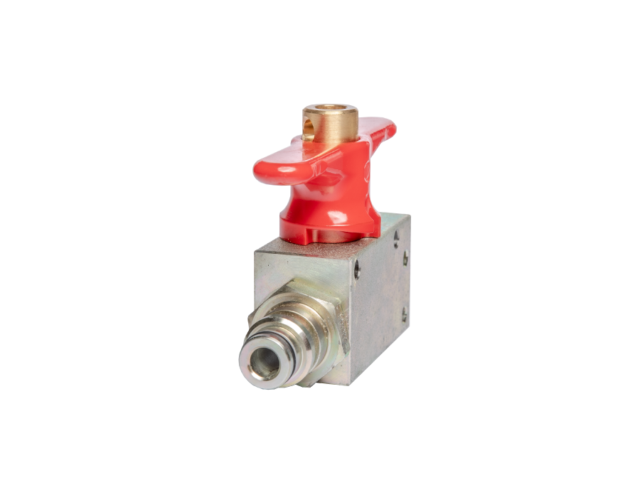LOCKABLE BALL VALVE MALE – FEMALE STD. STAPLE
