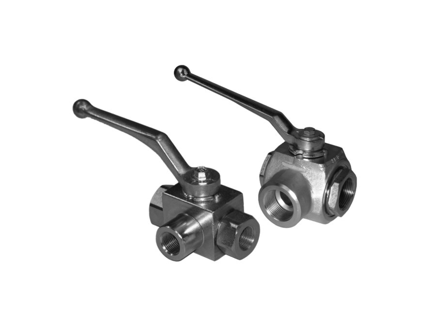 HIGH PRESSURE BALL VALVES 3-WAY